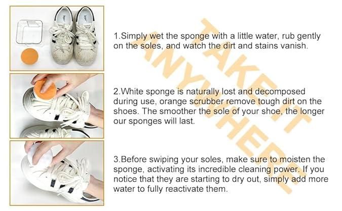 Multipurpose Shoe Cleaner Sponge
