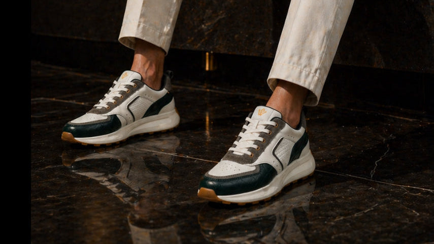 vvid croco leather sneaker