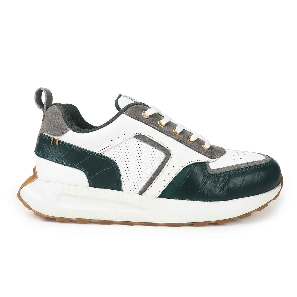 VVID Croco Leather Sneakers - Stylish and Unique Footwear