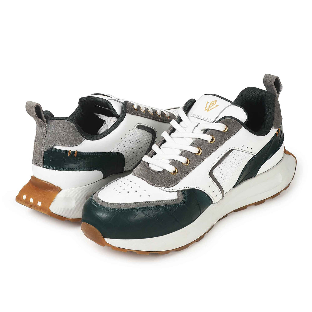 VVID Croco Leather Sneakers - Stylish and Unique Footwear