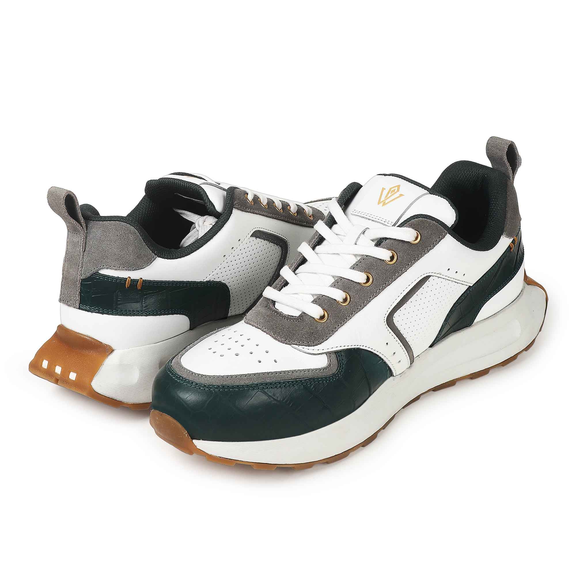 VVID Croco Leather Sneakers - Stylish and Unique Footwear