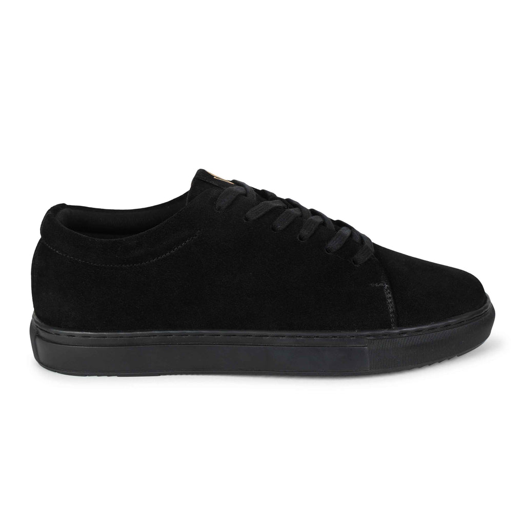 KOHL triple black sneaker in authentic suede leather