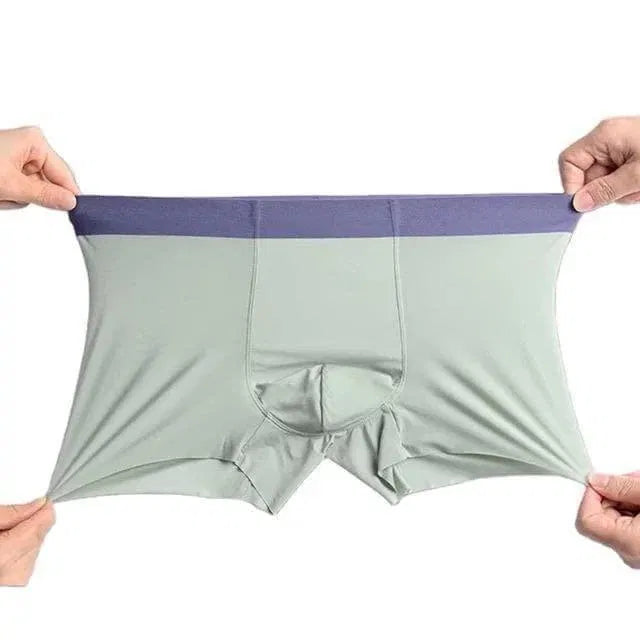 Men's Ice Silk Briefs Boxers (Pack of 3)...