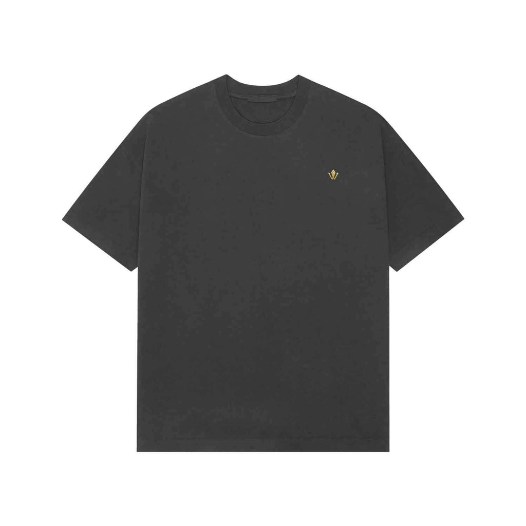 VVID Essentials Sacred Dual Spiral Gold Oversized T-Shirt for Unmatched Style
