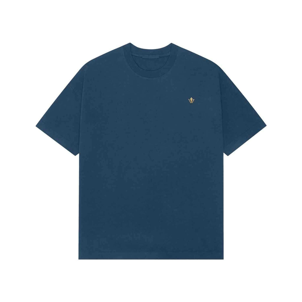 VVID Essentials – Punjab Bhangra Gold Line Art Oversized Premium Tee