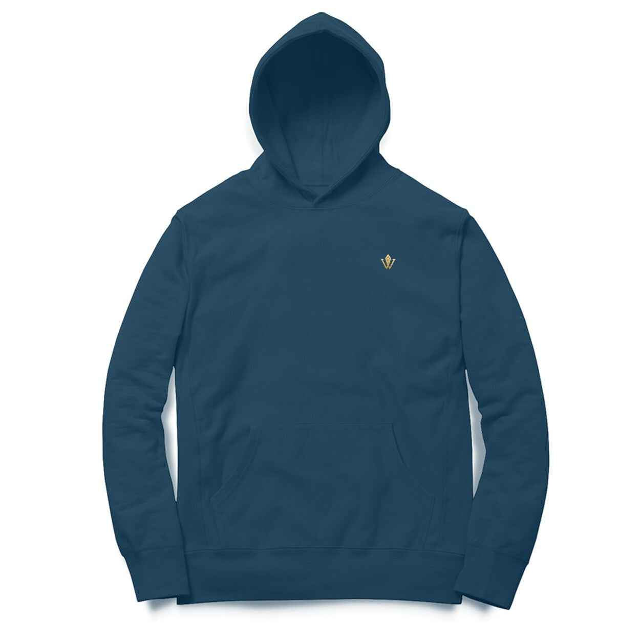 VVID Essentials – Kerala Kathakali Gold Line Art Oversized Hoodie