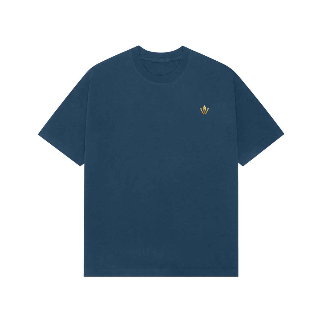 VVID Essentials - Sacred Geometry Gold Oversized T-Shirt