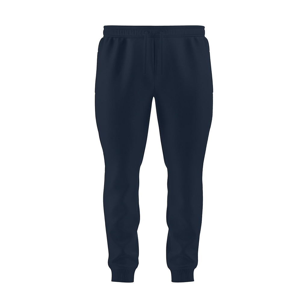 VVID Essentials Premium Joggers – Black & Navy Blue | Tapered Fit Cotton Fleece Sweatpants - VVID - Indian Artisan Luxury Fashion House