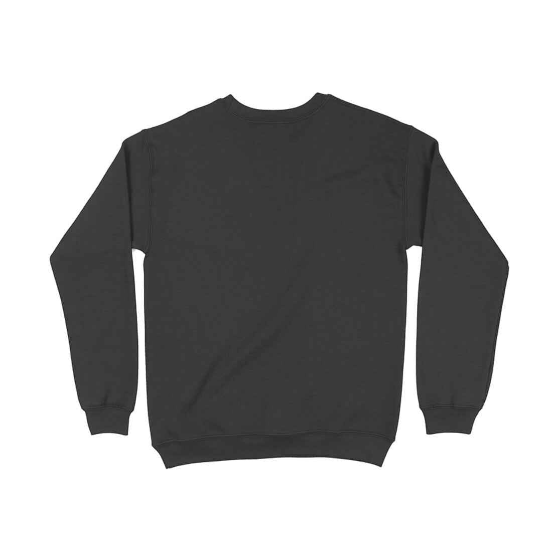 VVID - Lotus Crest Gold Sweatshirt, a black crewneck made from heavyweight cotton blend with gold detailing.
